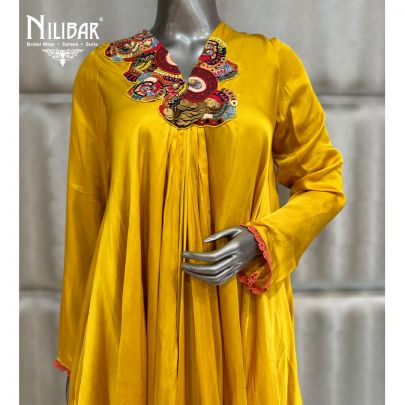 Yellow Satin Suit