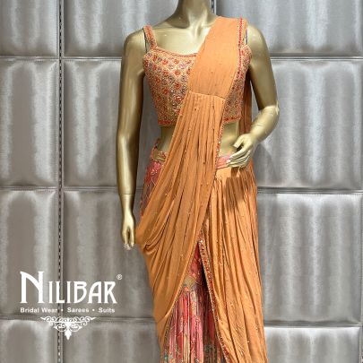 Orange Silk Saree
