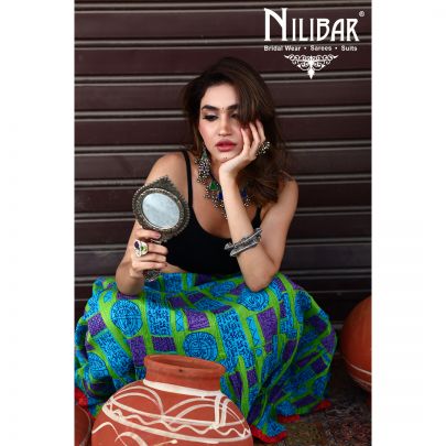 Multicolor Cotton Long Skirt