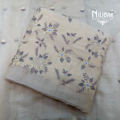 Yellow Cotton Shirt Paired With Cotton Bottom & Dupatta