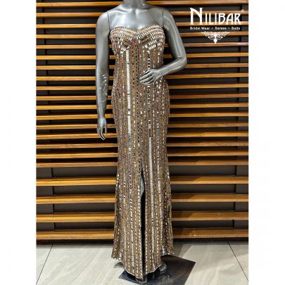 Golden Net Gown