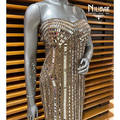 Golden Net Gown