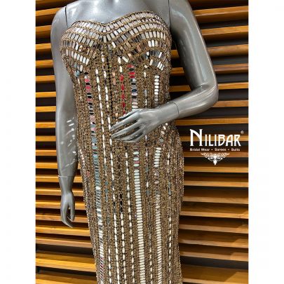 Golden Net Gown