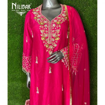 Rani Pink Flared Palazzo Set