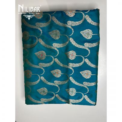 Blue Pure Silk Banarasi Saree