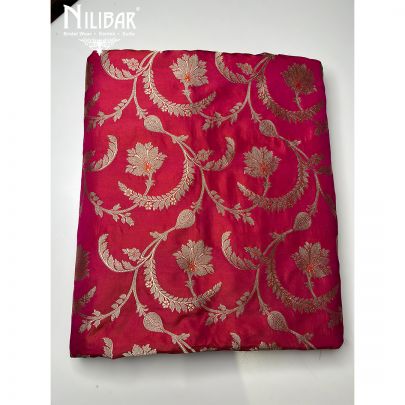 Pink Pure Silk Banarasi Saree