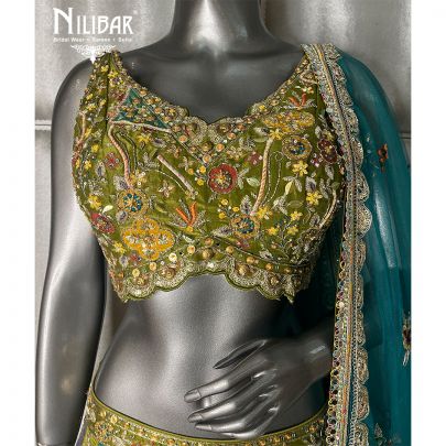 Multi Silk Lehenga