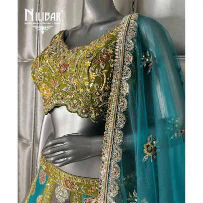 Multi Silk Lehenga