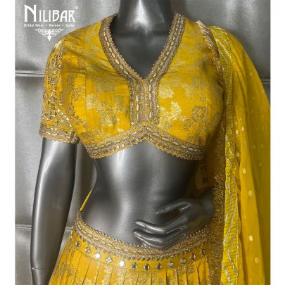 Yellow Silk Lehenga