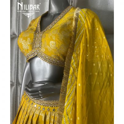 Yellow Silk Lehenga