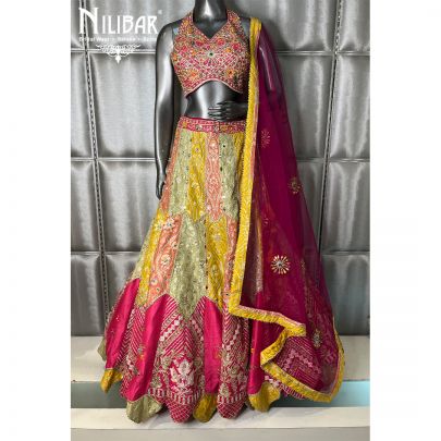 Multi Silk Lehenga