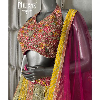 Multi Silk Lehenga