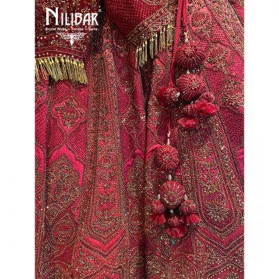 Mehroon Silk Lehnga
