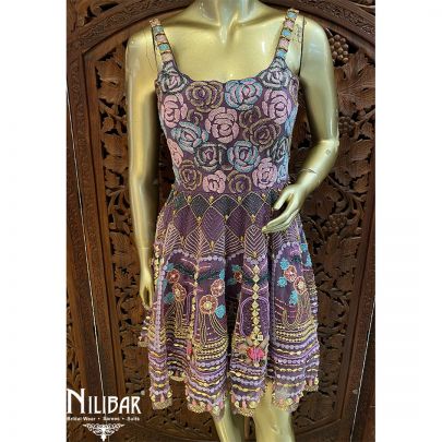 Purple Net Dress