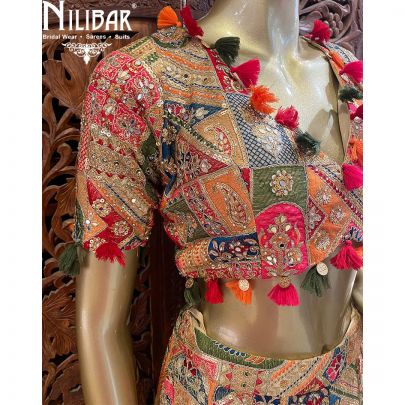 Beige Georgette Casual Lehenga