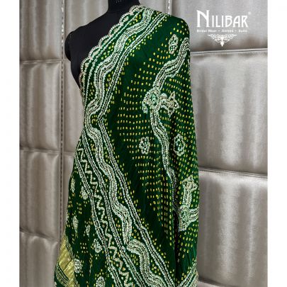 Green Silk Dupatta
