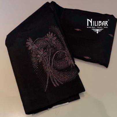 Black Silk Traditional Saree
