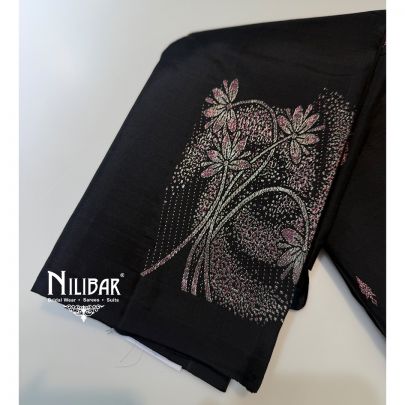 Black Silk Traditional Saree