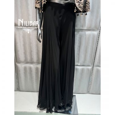 Black Georgette Three Piece Set