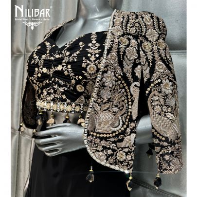 Black Georgette Three Piece Set