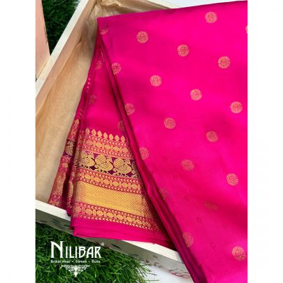 Pink Silk Kanjivaram Saree