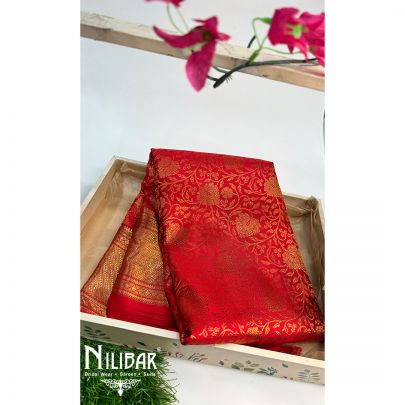 Red Silk Kanjivaram Saree