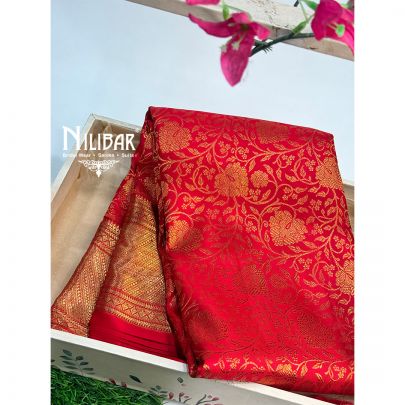 Red Silk Kanjivaram Saree