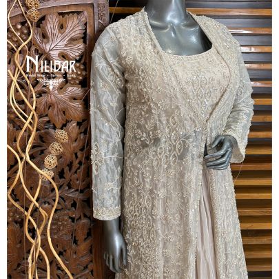 Ivory Jacket Style Lehenga