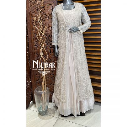 Ivory Jacket Style Lehenga