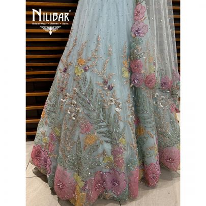 Pastel Blue Lehenga