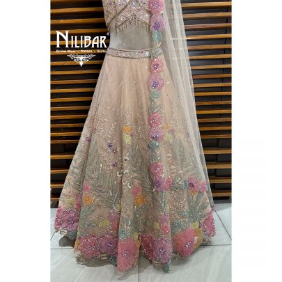 Light Peach Lehenga