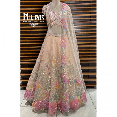 Light Peach Lehenga