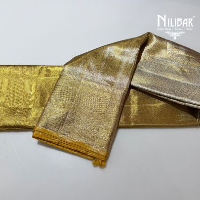 Yellow Gold Silk Kanjivaram Saree