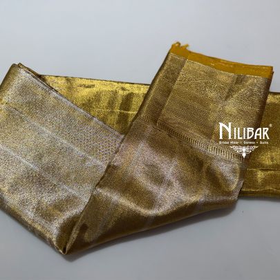 Yellow Gold Silk Kanjivaram Saree