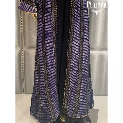 Purple Georgette Jacket Style Suit