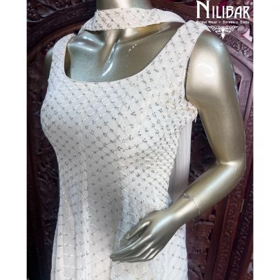 White Georgette Garara Suit