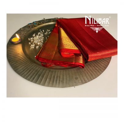 Red Silk Kanjivaram Saree