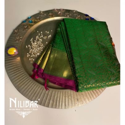 Green Silk Kanjivaram Saree