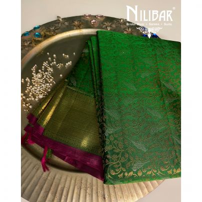 Green Silk Kanjivaram Saree