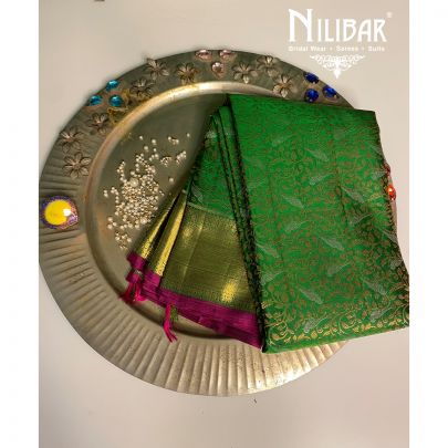 Green Silk Kanjivaram Saree