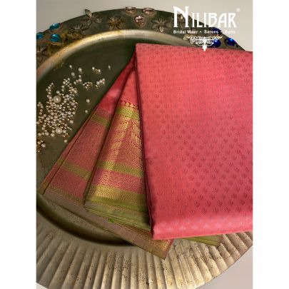 Pink Silk Kanjivaram Saree