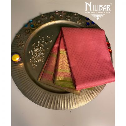 Pink Silk Kanjivaram Saree