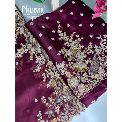 Wine Unstitched Suit