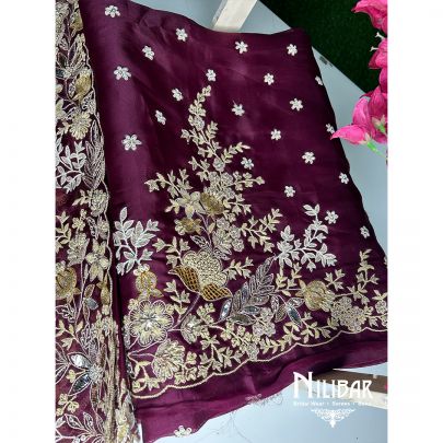 Wine Unstitched Suit