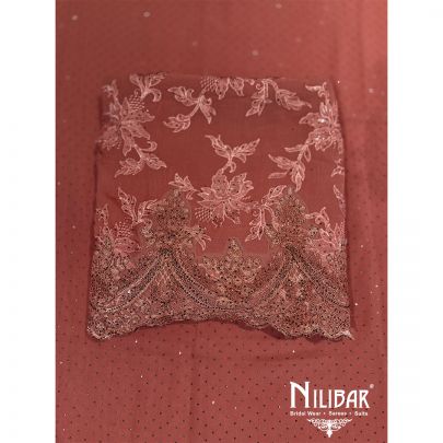 Rust Georgette Suit
