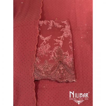 Rust Georgette Suit