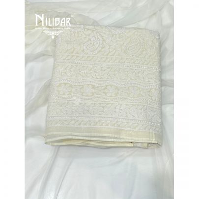 Vanilla Yellow Cotton Unstitched Suit