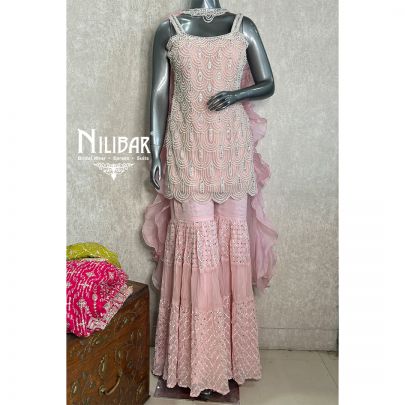 Baby Pink Garara Suit