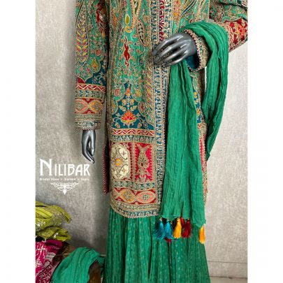 Jungle Green Garara Suit
