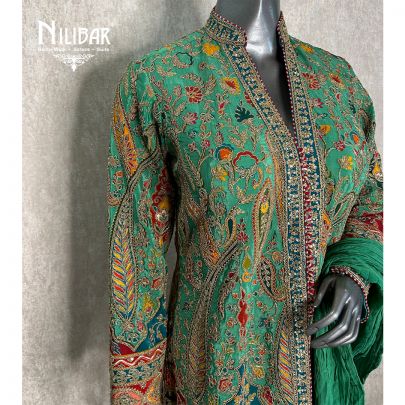 Jungle Green Garara Suit